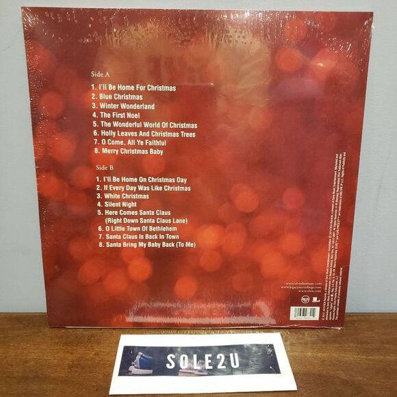 Elvis Presley The Classic Christmas Album Opaque White Vinyl LP Target Exclusive - Picture 2 of 2